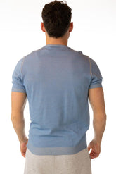 MAGLIA T-SHIRT UOMO  AZZURRO 29102 61 FERRANTE